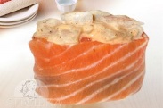 Суши спайс с масляной и лососем